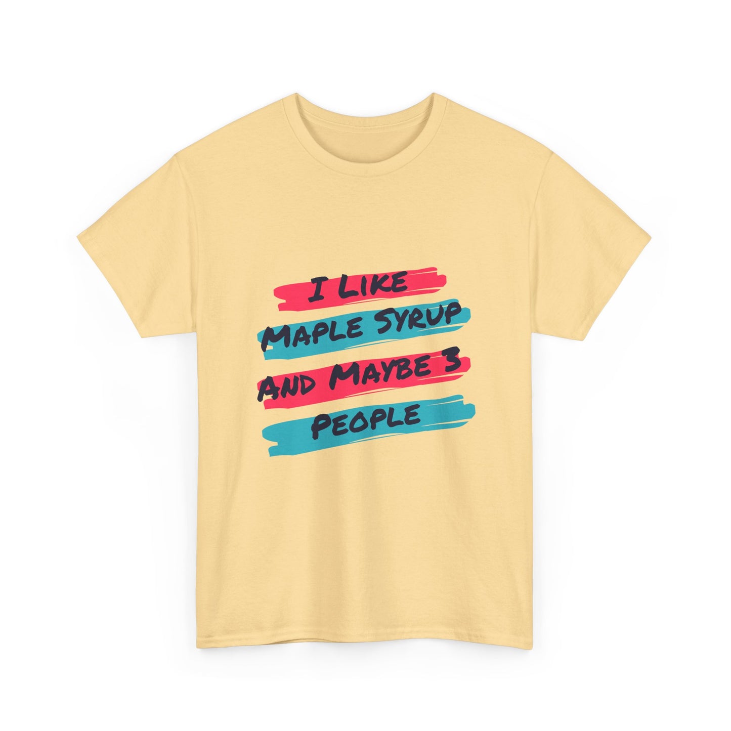 Funny Maple Syrup Tee, Perfect for Food Lovers, Casual Wear, Gifts for Friends, Birthday Celebrations, Unisex Heavy Cotton Tee