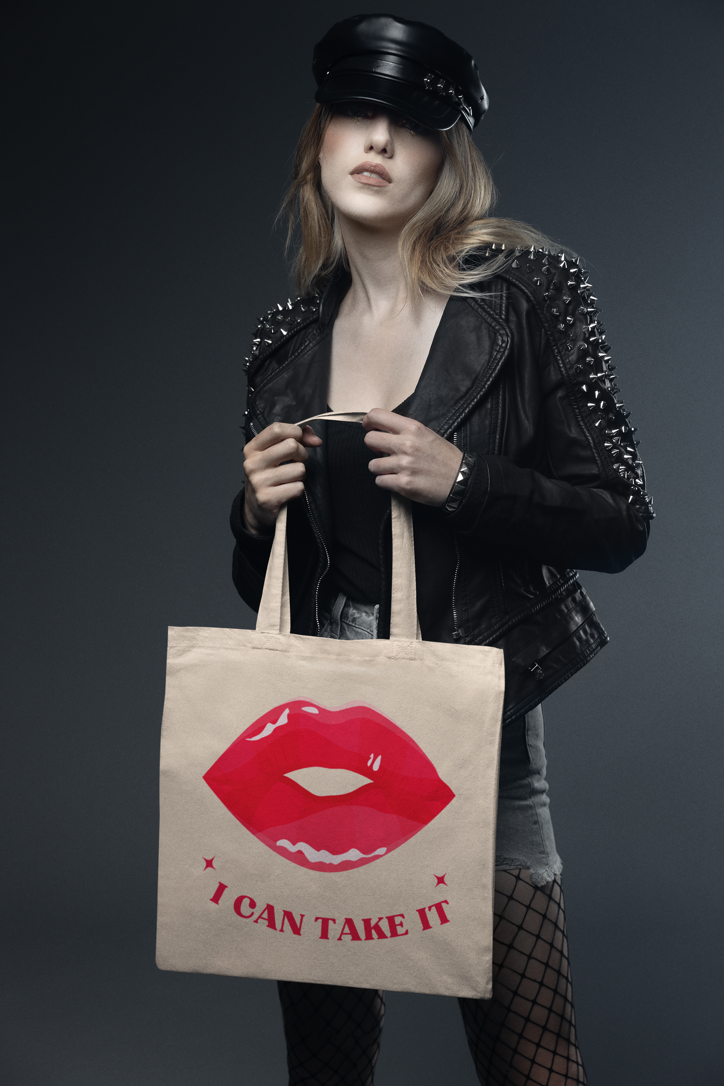 Bold Lips Red Tote Bag