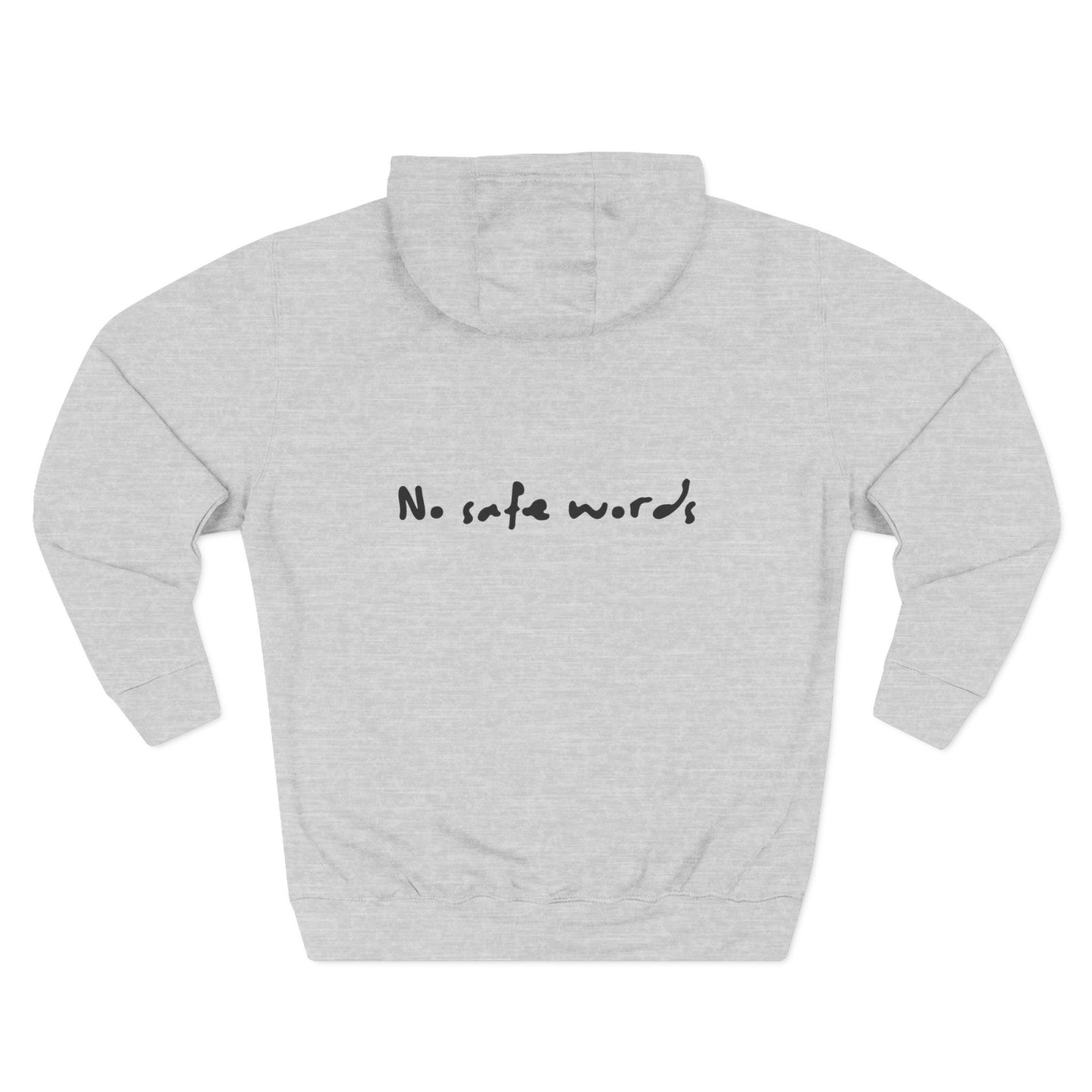Morally Gray Fleece Hoodie - No Safe Words Statement Sweatshirt