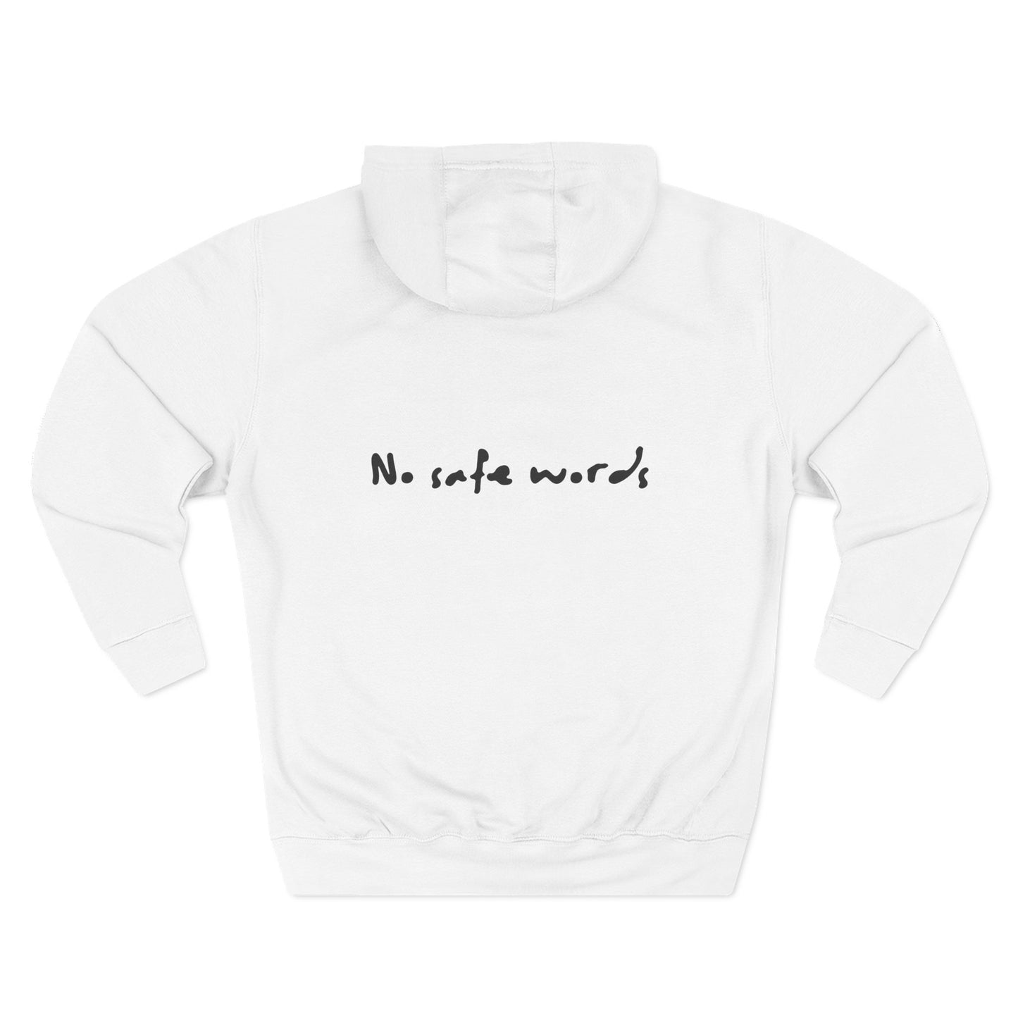 Morally Gray Fleece Hoodie - No Safe Words Statement Sweatshirt